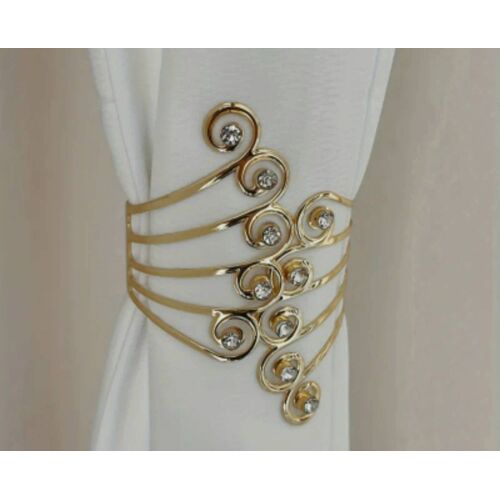 Attache rideaux en metal