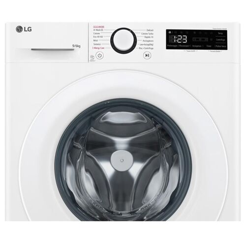LG F4DR5009A3W machine à laver séchante Pose libre chargement frontal Blanc