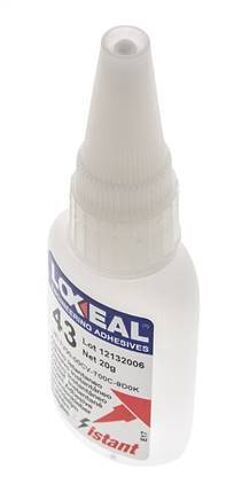 Loxeal Colle Instantanée 20ml Transparent 4-8s Temps De Durcissement Surfaces Universelles