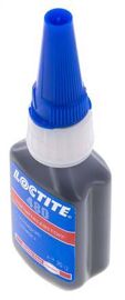 Loctite Colle Instantanée 20ml Noir 20-50s Temps De Durcissement Métal, Plastique Et Surfaces En Caoutchouc