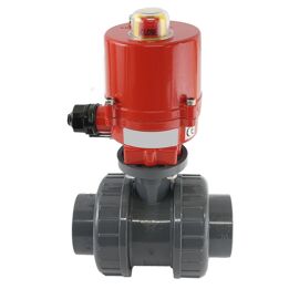 50mm 12V AC VDL 2 voies PVC vanne à bille électrique