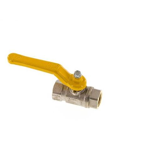 Robinet à boisseau sphérique en laiton à 2 voies pour gaz Rp 3/8 pouces