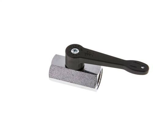 G 1/2"" 2-Way Brass Mini Ball Valve Long Handle 15 Bar