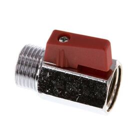 Mâle vers femelle G 1/2 pouce 2 voies Mini vanne à bille en laiton 15 Bar