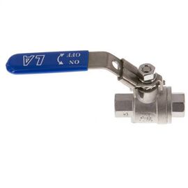 G 1/4 pouce PN 63 Vanne à bille à 2 voies en acier inoxydable