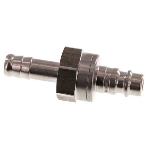 Acier inoxydable DN 7.2 (Euro) Coupleur d'air Bouchon 9 mm Pilier de tuyau Double obturation