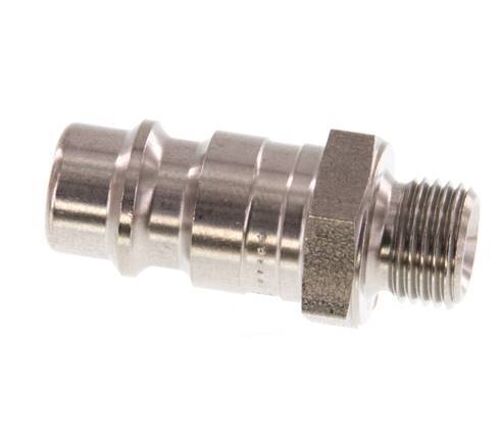 Acier inoxydable DN 7.2 (Euro) Coupleur d'air Bouchon G 1/8 pouce mâle