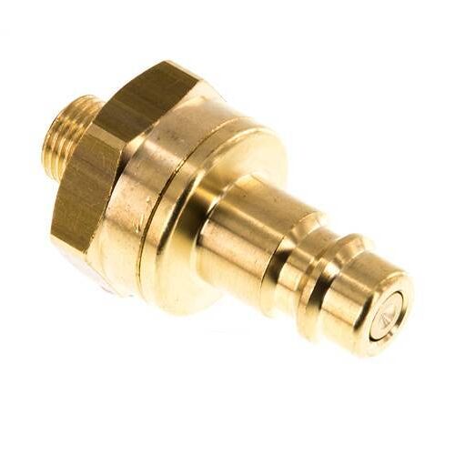 Bouchon de raccord d'air en laiton DN 7.2 (Euro) G 1/8 pouce mâle à double obturation
