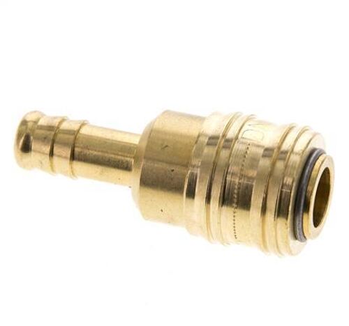 Laiton DN 5.5 (Orion) Manchon d'accouplement pour air 10 mm Pilier de tuyau