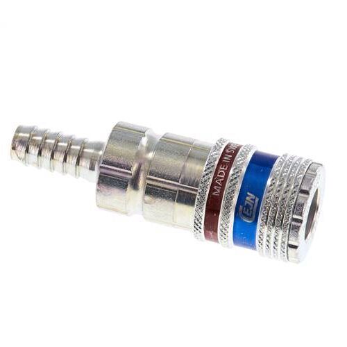 Acier/laiton DN 7.6 (7.2 Euro) Accouplement aérien de sécurité Douille 9 mm Pilier de tuyau