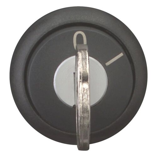 Eaton 216882 Bouton-poussoir à clé, 2 positions, extrémité de la touche, Bouton + interrupteur, Noir
