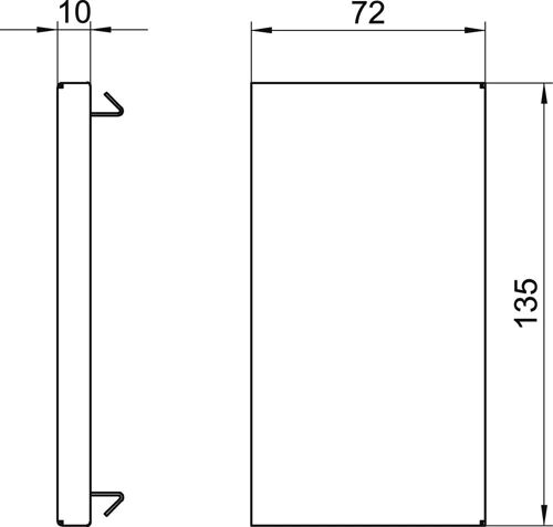 OBO GS Plaque d'extrémité Canal/colonne murale - 6277270