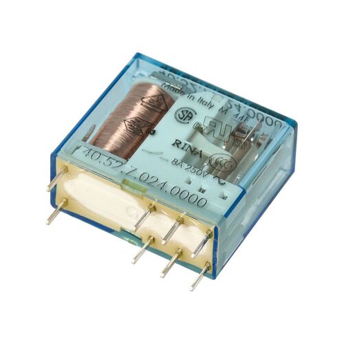 Finder 40.52 Relais PCB 24VDC 8A Dual CO AgNi - 40.52.7.024.0000