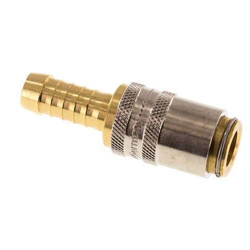 Laiton DN 6 Manchon d'accouplement d'air 9 mm Pilier de tuyau
