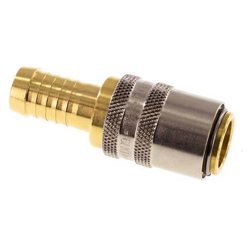 Laiton DN 9 Manchon d'accouplement d'air 13 mm Pilier de tuyau