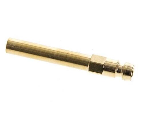 Laiton DN 6 Bouchon d'accouplement pour moule 8x63 mm Raccords instantanés [2 Pièces].