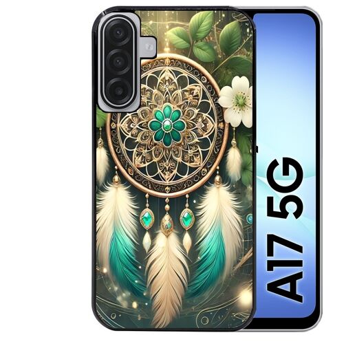 Coque noire Taperso pour Galaxy A17 5G avec motif dreamcatcher talisman