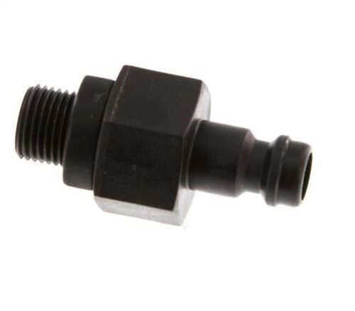 POM DN 5 Bouchon d'accouplement G 1/8 pouce filetage mâle double obturation