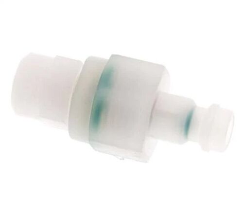 PVDF DN 5 Bouchon d'accouplement 4x6 mm Écrou-union double obturation