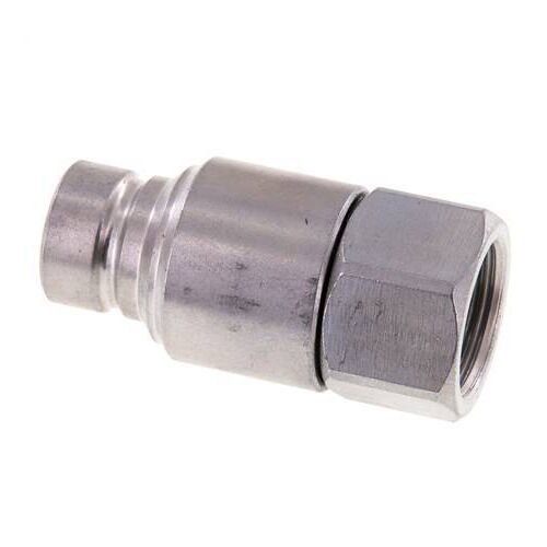 Bouchon hydraulique en acier DN 12.5 à face plate G 3/4 pouce filetage femelle ISO 16028 CEJN D 24.5mm
