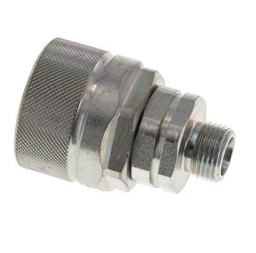 Acier DN 12.5 Coupleur hydraulique Bouchon 10 mm S Anneau de compression ISO 14541/8434-1 D M36 x 2