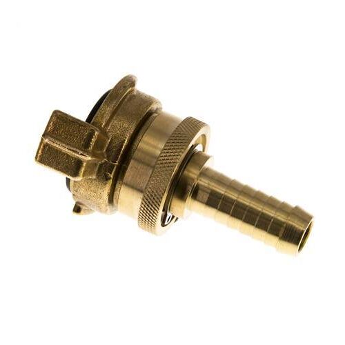Raccord de sécurité GEKA en laiton pour tuyau d'arrosage de 13 mm (1/2'')