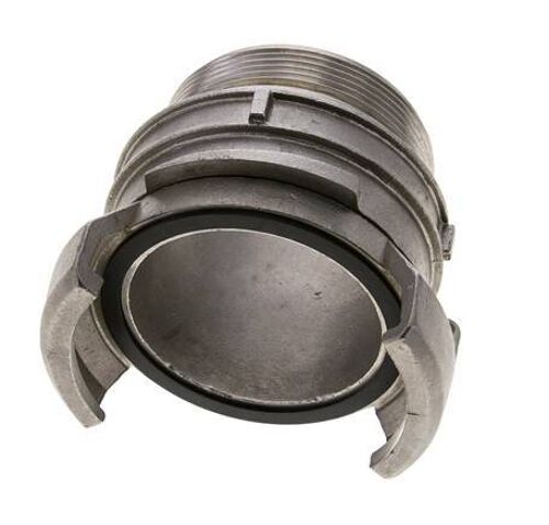 Guillemin DN 65 Coupleur inox G 2 1/2'' filets mâles avec verrouillage