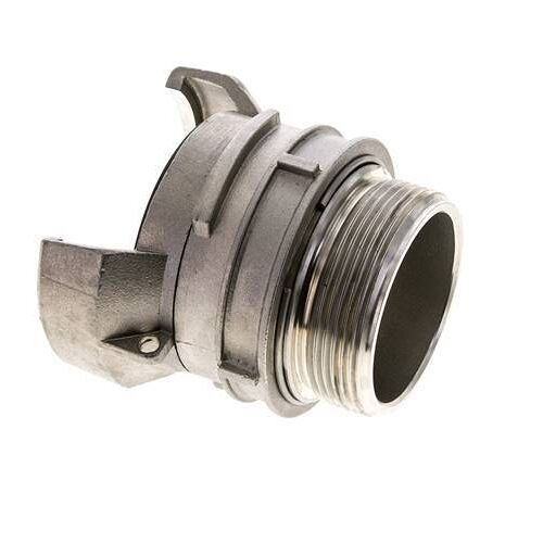 Guillemin DN 50 Coupleur en acier inoxydable G 2'' filets mâles avec verrouillage
