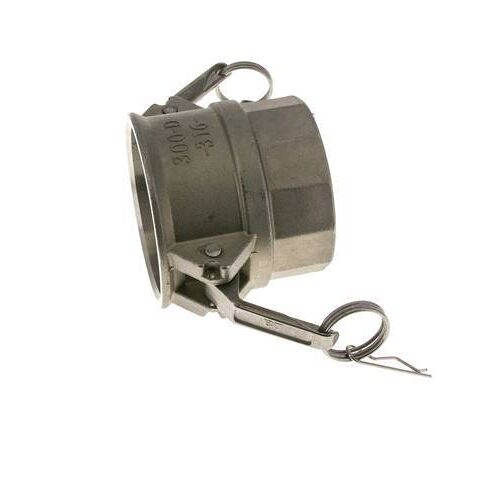 Coupleur Camlock DN 75 (3'') en acier inoxydable Filetage NPT femelle 3'' Type D MIL-C-27487