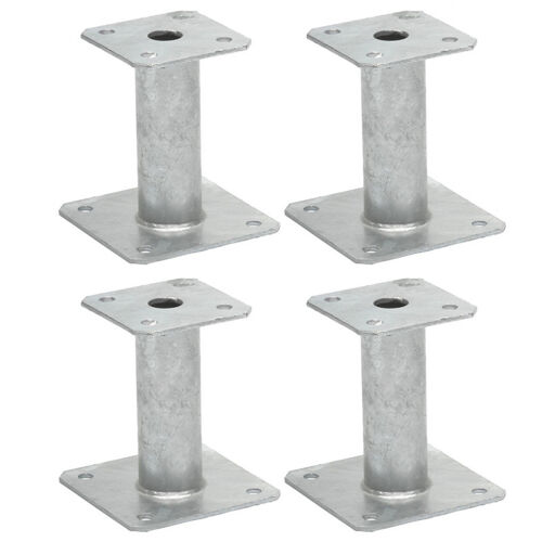 Lot De 4 Pieds De Poteau Fixe Ppa100