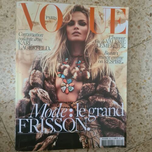 Magazine Vogue Paris. N 960. Septembre 2015.