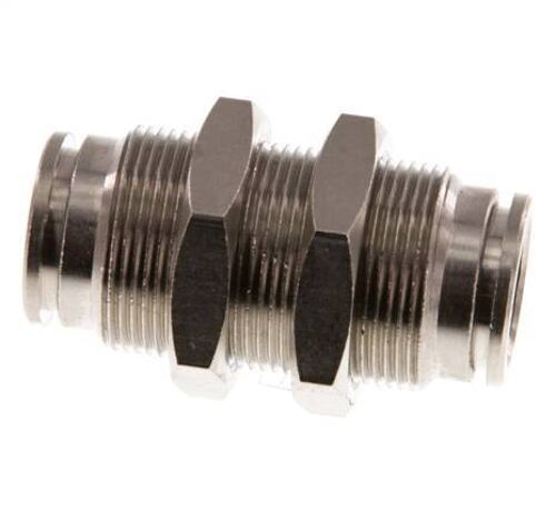 raccord enfichable 12mm laiton NBR Bulkhead