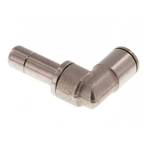 Raccord enfichable coudé 6mm x 8mm 90deg avec bouchon laiton NBR