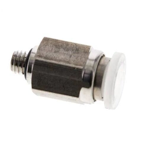 raccord enfichable 6mm x M 5 à filetage mâle PA/Acier inoxydable EPDM