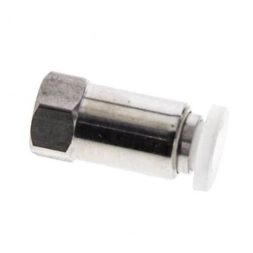 raccord enfichable 4mm x M 5 avec filetage femelle Acier inoxydable/PA EPDM/PTFE
