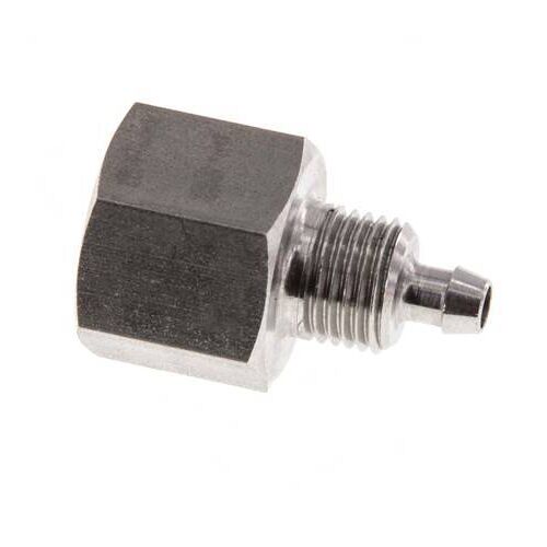 6x4 & G1/4'' Acier inoxydable 1.4571 Raccord instantane droit avec filetage femelle