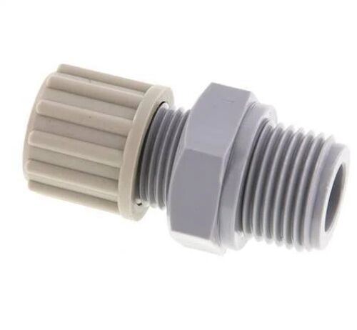 12x10mm & G1/2'' PA Raccord à compression droit avec filetage mâle 10 bar