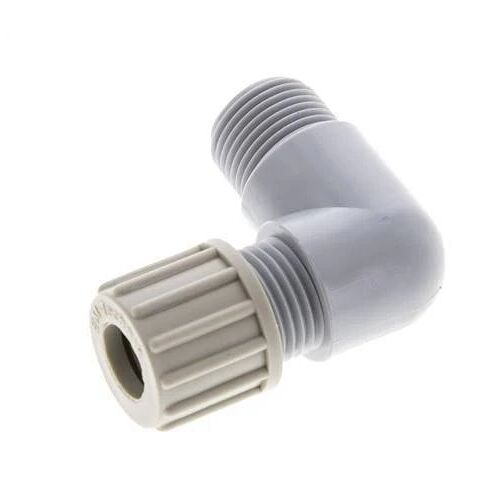 10x8mm & G3/8'' PA Raccord à compression coude avec filetage mâle 10 bar