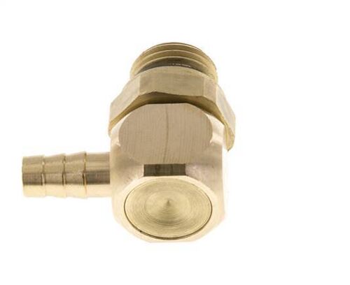 6 mm & G1/4'' Laiton coude tuyau bar avec filetage mâle NBR rotatif