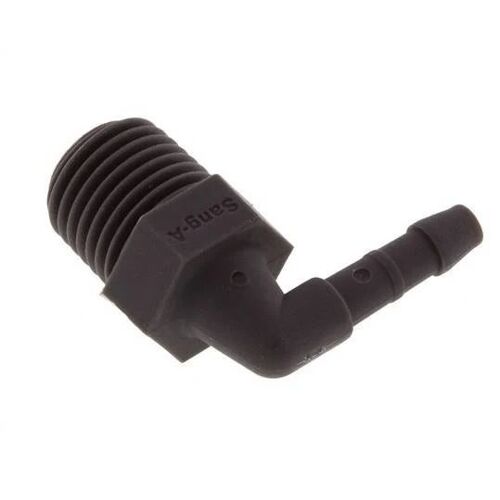 Embout coude PA 6 de 4 mm & R1/4'' avec filetage mâle [10 pièces].