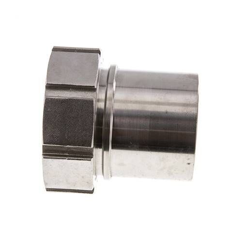 75 mm (3'') & G3'' Acier inoxydable 1.4401 Barre de tuyau Écrou-union Joint plat PTFE Colliers de securite EN 14420-5 (DIN 2817)