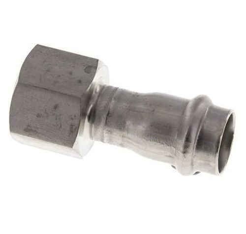 Raccord à sertir - 18mm Femelle & Rp 3/4'' Femelle - Acier inoxydable