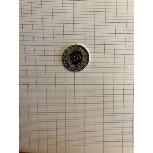 20 Centimes Suisse 1993