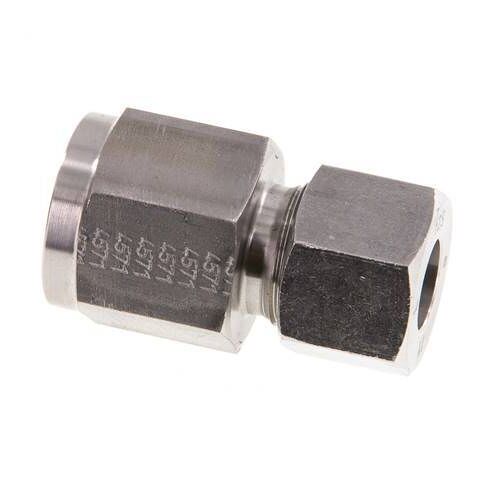 Raccord de coupe droit en acier inoxydable 12S & G1/2'' avec filetage femelle pour manomètres 630 bar ISO 8434-1