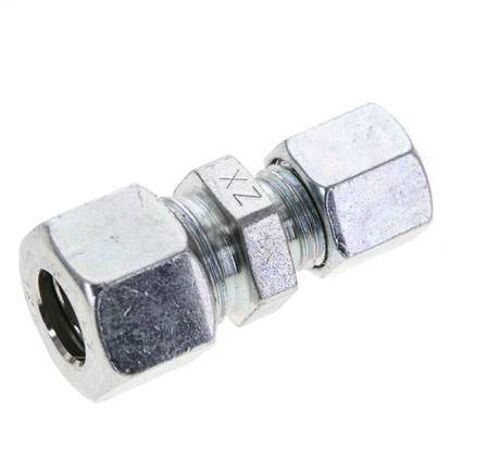 8L & 12L Acier zingue Raccord de coupe droit 315 bar ISO 8434-1