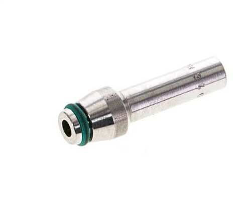 6x1.5mm Acier inoxydable droit avec extrémité à souder 630 bar FKMO-anneau ISO 8434-1