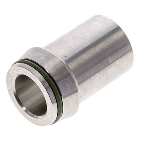 30x4mm Acier inoxydable droit avec bout à souder 400 bar FKMO-anneau ISO 8434-1