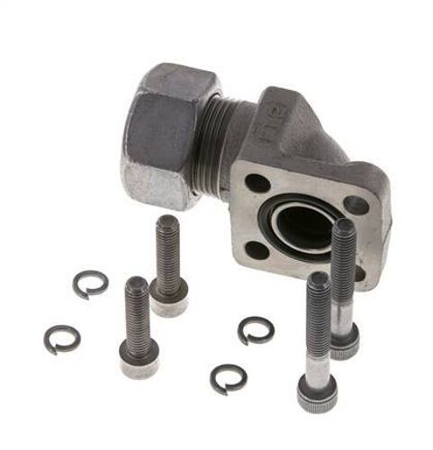 LK 35 Coude Bride de pompe Fonte malléable avec 18L (M26x1,5)