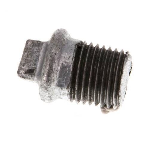 Bouchon R1/4'' En Fonte Malléable Avec Carré Extérieur 25bar (351.25psi) [10 Pièces].