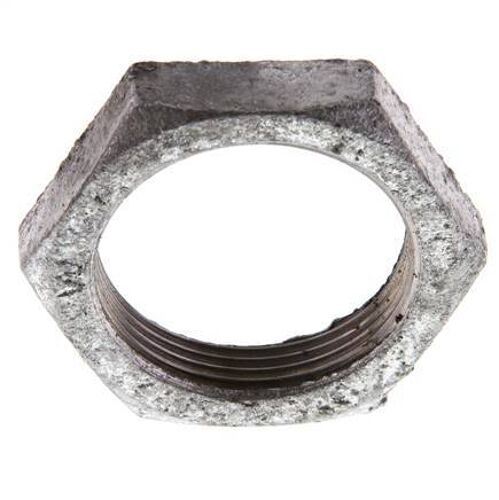 Contre-écrou Rp1 1/2'' Fonte malléable [2 Pièces]